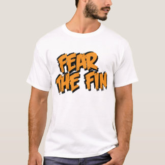 Camiseta Tema el logotipo de la aleta (el naranja)