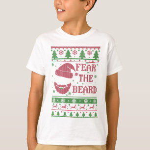 Camiseta Tema el navidad feo de la barba