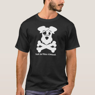 Camiseta Tema el Schnauzer del pirata
