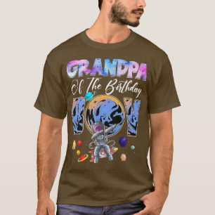 Camiseta Tema Espacial Del Abuelo Del Astronauta De Cumplea
