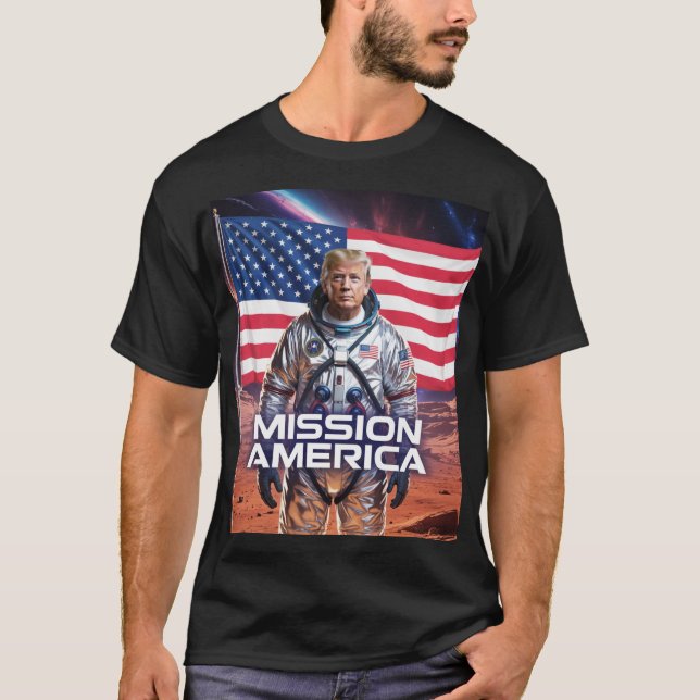 Camiseta Tema Espacial Futurista (Anverso)