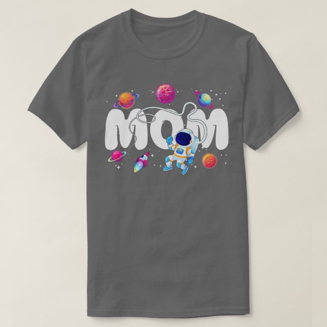 Camiseta Tema espacial Mamá Planetas Exteriores Astro fiest (Diseño del anverso)