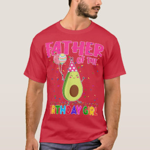 Camiseta Tema Familiar Del Padre Del Chica De Cumpleaños Ab