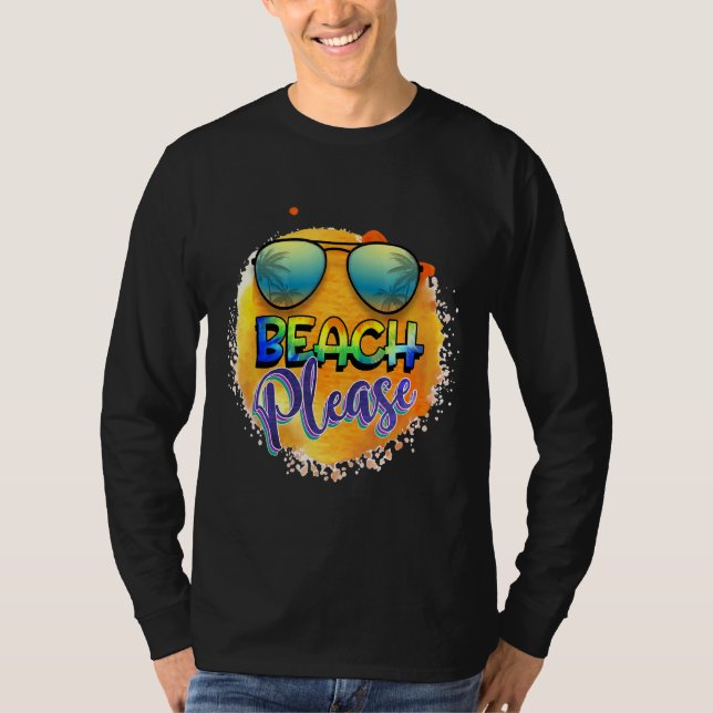 Camiseta Tema gráfico de Beach Please (Anverso)