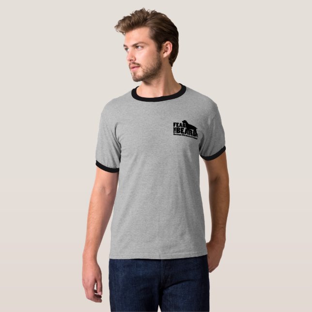 Camiseta Tema la barba - indicador Wirehaired alemán (Anverso completo)