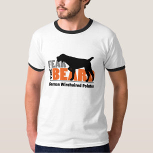 Camiseta Tema la barba - indicador Wirehaired alemán