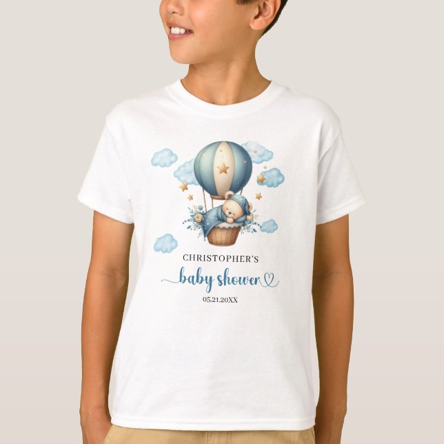 Camiseta Tema popular del oso Niño invitado de honor de Bab (Anverso)