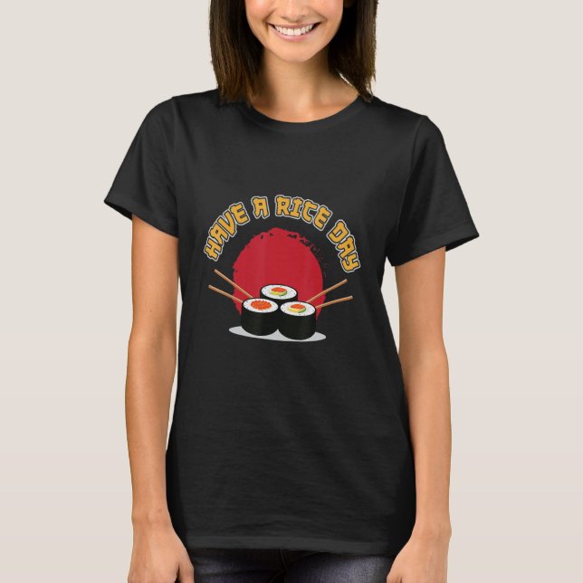 Camiseta Temaki Salsa De Soja Sashimi Sushibar Comida Orien (Anverso)