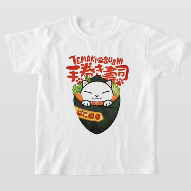 Camiseta Temaki Sushi Cat (Distribución)