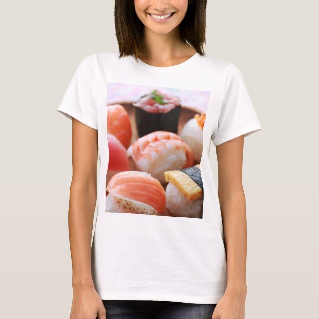 Camiseta Temari Sushi Style – Round and cute (Anverso)
