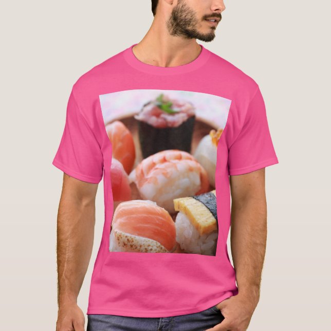 Camiseta Temari Sushi Style – Round and cute (Anverso)