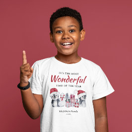 Camiseta Temas de Navidades de invierno