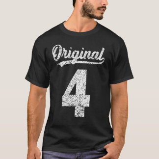 Camiseta Temas del año Viñeta original de su cuarto nacimie