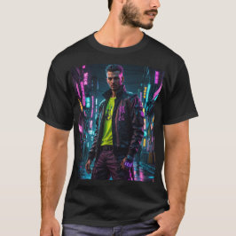 Camiseta temática Cyberpunk