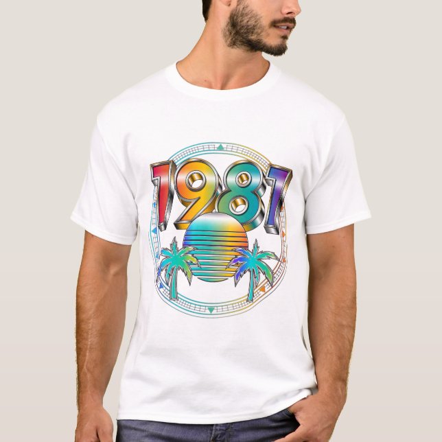 camiseta temática de 1981 (Anverso)