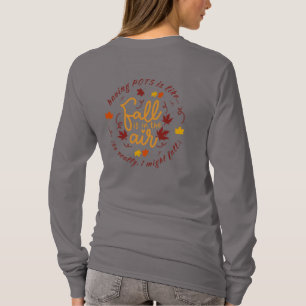Camiseta temática de caída de ollas