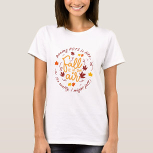 Camiseta temática de caída de ollas