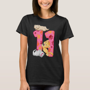 Camiseta Temática de canto de gatos en globo de gatito de g