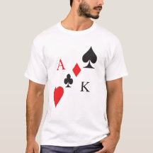 Camiseta temática de cartas