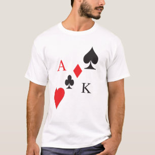 Camiseta temática de cartas