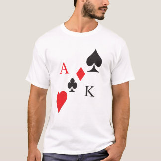 Camiseta temática de cartas