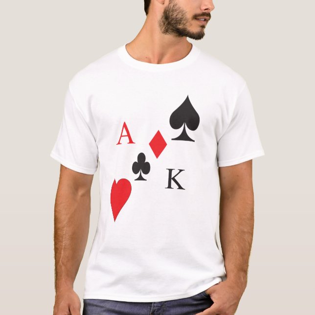 Camiseta temática de cartas (Anverso)