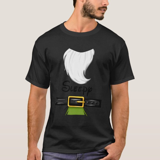 Camiseta Temática de enanos enanos somnolientos de Hallowee (Anverso)