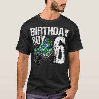 Camiseta Temática de fiesta de cumpleaños cuádruple para ni