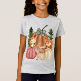 Camiseta temática de la caída de Woodland chica