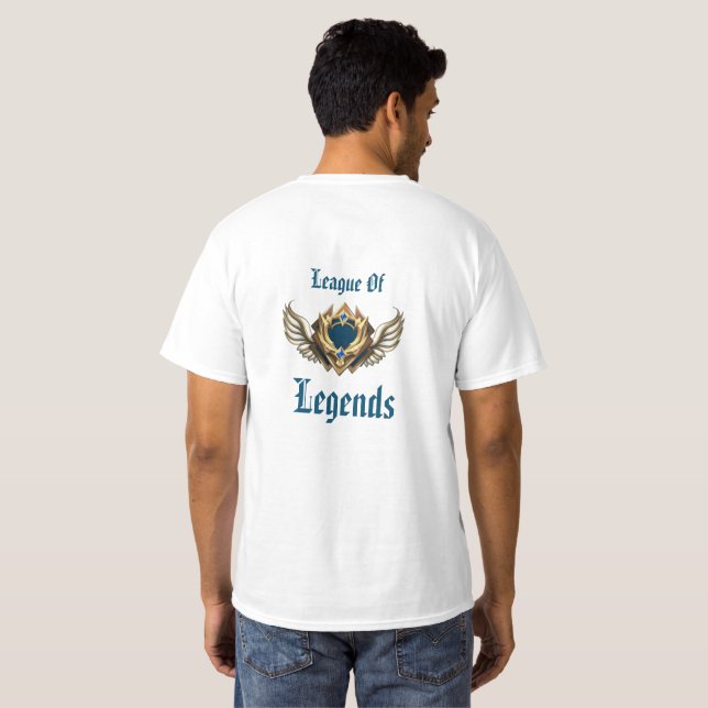 Camiseta temática de la Liga de Leyendas (Reverso completo)