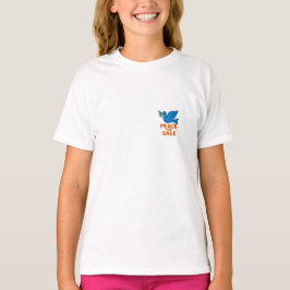 camiseta temática de la paz