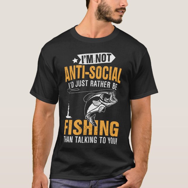 Camiseta temática de pesca (Anverso)
