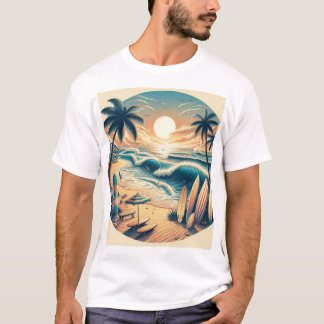 Camiseta temática de playa