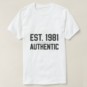 camiseta temática del año 1981