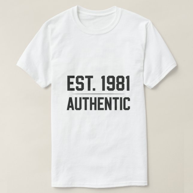 camiseta temática del año 1981 (Diseño del anverso)