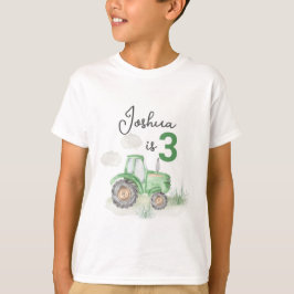 Camiseta temática del Tractor Verde - Diversión de