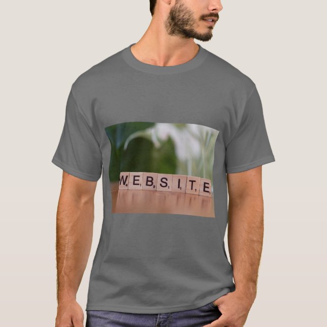 Camiseta temática digital moderna con “Modo sitio  (Anverso)