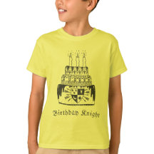 Camiseta temática medieval de los niños del
