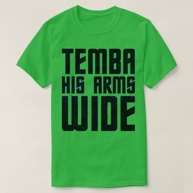 Camiseta Temba his arms wide  (Diseño del anverso)