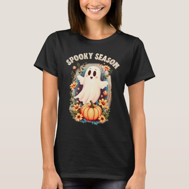 Camiseta Temblorosa temporada de adormecimiento fantasma fl (Anverso)