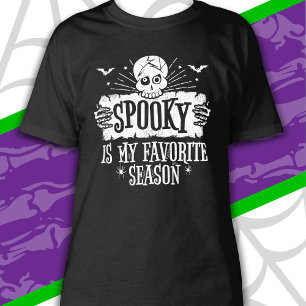 Camiseta Temblorosa temporada de miedo Skeleton murmura fel