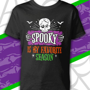 Camiseta Temblorosa temporada de miedo Skeleton murmura fel