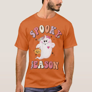 Camiseta Temblorosa temporada Groovy HalloweenGhost Spkin