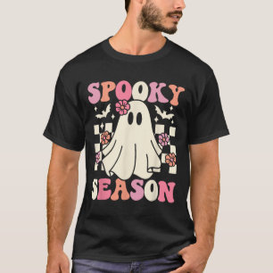 Camiseta Temblorosa temporada Halloween Ghost Costume Retro