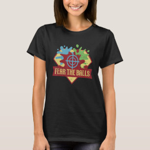 Camiseta Teme A La Pelota Pintando A Un Jugador De Pelotón