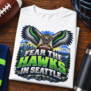 Camiseta Teme a los Halcones Seattle Día de Juego de Fútbol