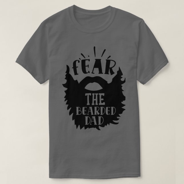 Camiseta Teme al padre barbudo 1 (Diseño del anverso)