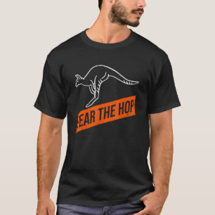 Camiseta Teme el salto de un canguro wallaby
