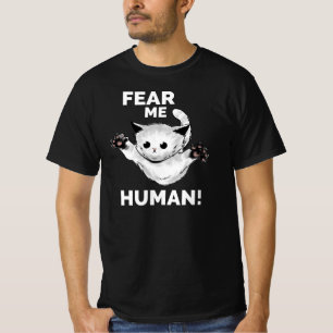 Camiseta Teme Humanidad Funny Kawaii Kitten T-Shirt