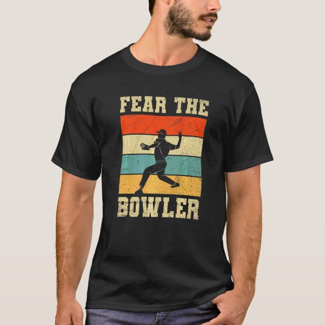Camiseta Teme La Cita De Bowler Para Tu Equipo De Cricket (Anverso)